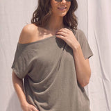 Asymmetry Knit Top