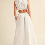 Suzanne Open Back Dress