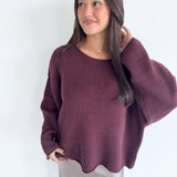 Maroon Medley Sweater