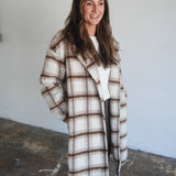 Emily Long Plaid Coat