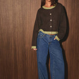 Color Contrast Cardigan