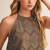 Subtle Breeze Halter Tank