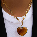 Rouelle Heart Chain Necklace