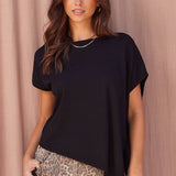 Asymmetry Knit Top