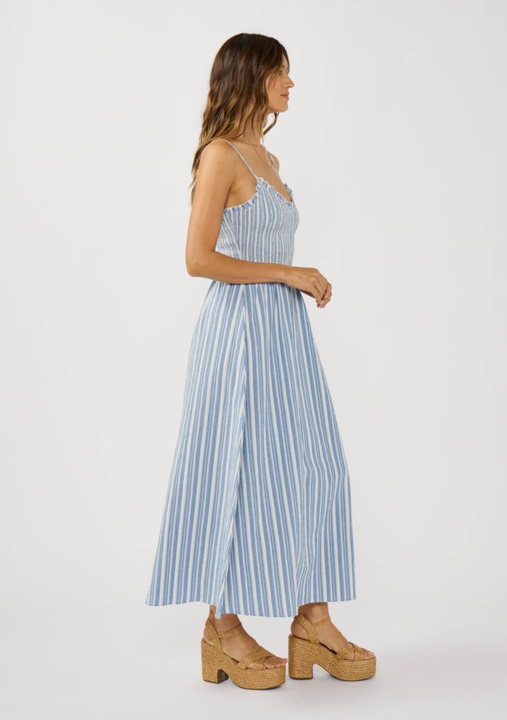 Blue Skies Midi Dress