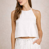 Effortlessly Cool Halter Top