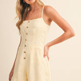Sunny Day Linen Romper