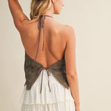 Subtle Breeze Halter Tank