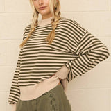 Cloudlike Striped Sweater