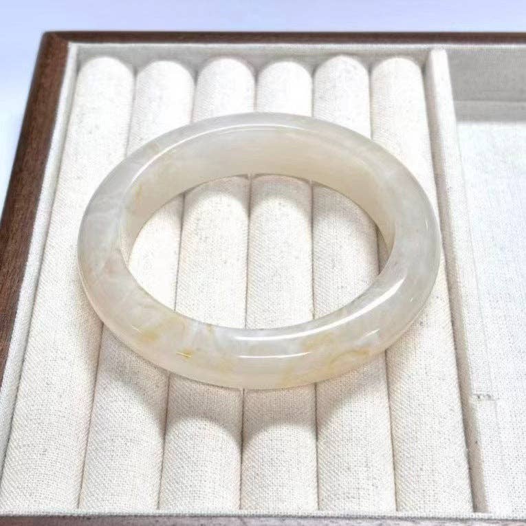 Trendy Geometric Resin Stackable Bangle Bracelet MK2PPPO6W6JBR129