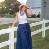 Out West Denim Skirt