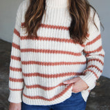 Aki Turtleneck Striped Sweater