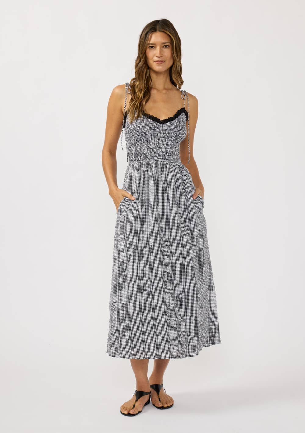 Look Great In Gingham Dress