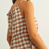 Go For It Gingham Top