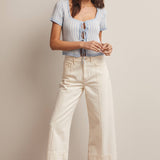 Crystal Clear Tie Knit Top