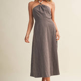 A Good Time Halter Dress