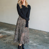 Make A Statement Midi Skirt