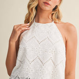Subtle Breeze Halter Tank