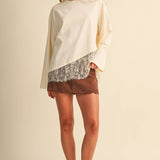 Subtle Statement Lace Top