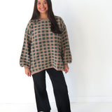 Vintage Squares Sweater