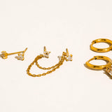 Roussa Chain Earring Set