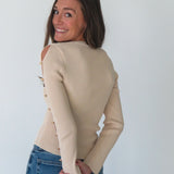 Slight Cheer Knit Top