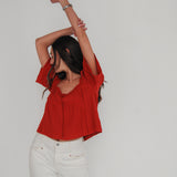 True Love Tie Back Blouse