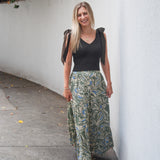 Serene Simplicity Midi Skirt