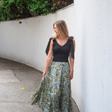 Serene Simplicity Midi Skirt