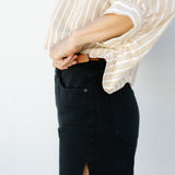 Sophie Black Mom Shorts