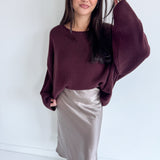 Maroon Medley Sweater