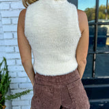 Lexie Turtleneck Sleeveless Sweater