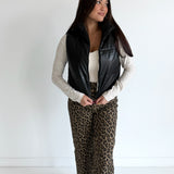 Feeling Chic Reversible Puffer Vest