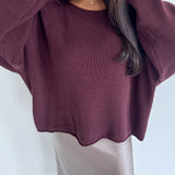 Maroon Medley Sweater