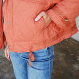 Truly Terracotta Quilted Jacket