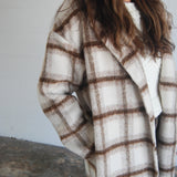 Emily Long Plaid Coat