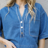 Throw and Go Denim Shirt