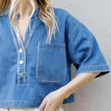 Throw and Go Denim Shirt