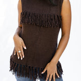 Fraya Fringe Sweater Vest