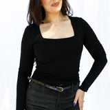 Simply Square Neck Long Sleeve