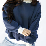 Cozy Contrast Mockneck