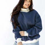 Cozy Contrast Mockneck