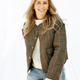 Houndstooth Quilted Jacket
