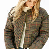 Houndstooth Quilted Jacket