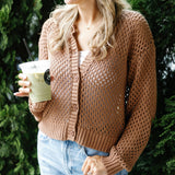 Casual Crochet Cardigan