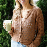 Casual Crochet Cardigan