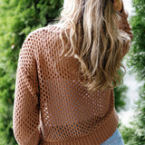 Casual Crochet Cardigan