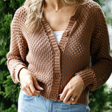 Casual Crochet Cardigan