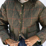 Houndstooth Quilted Jacket