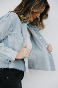 Dancin' In Denim Shacket